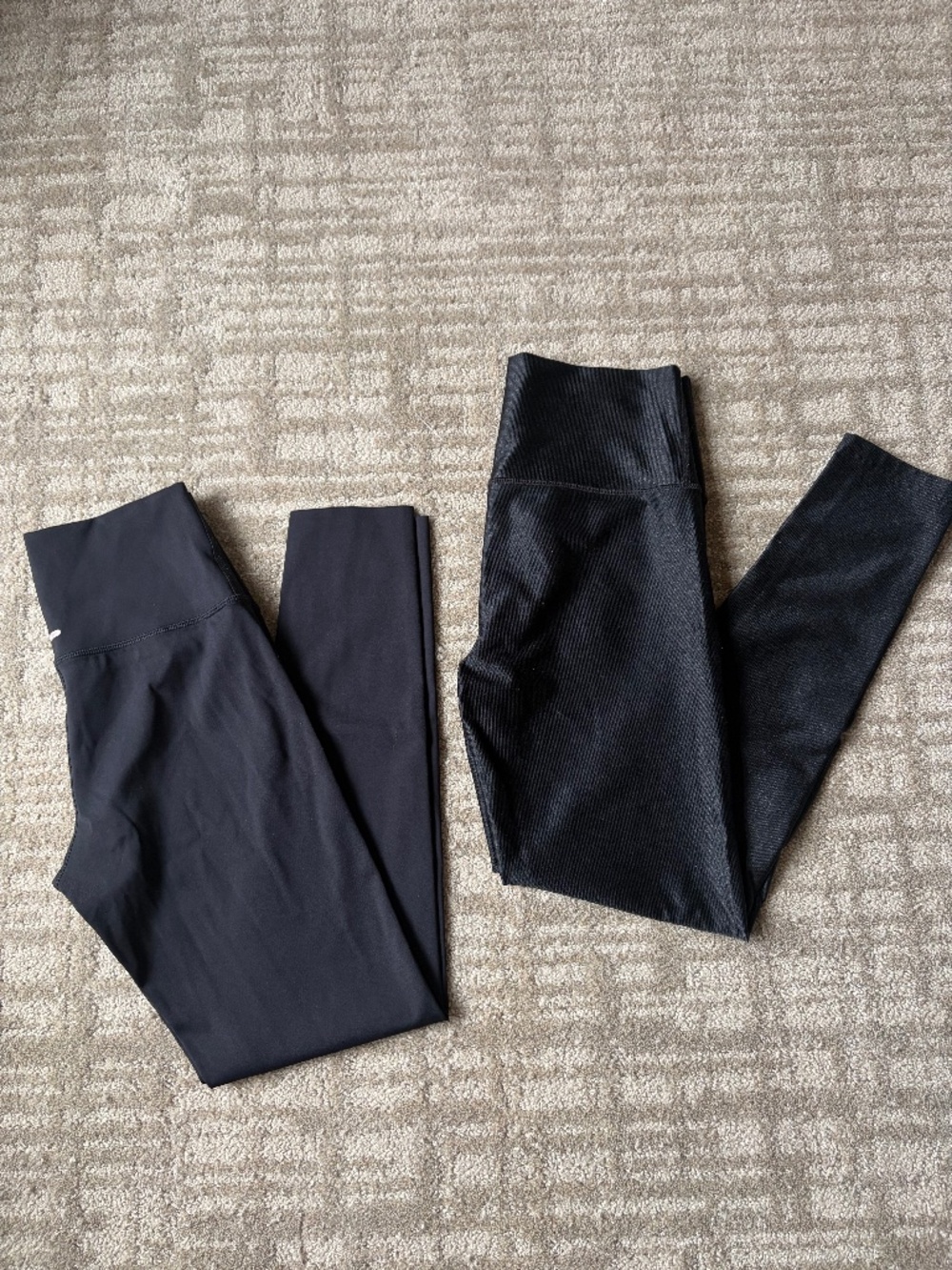 Two Black leggings M